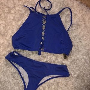 Purple Halter bikini